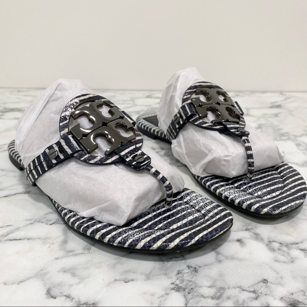 Tory Burch Striped Sandals